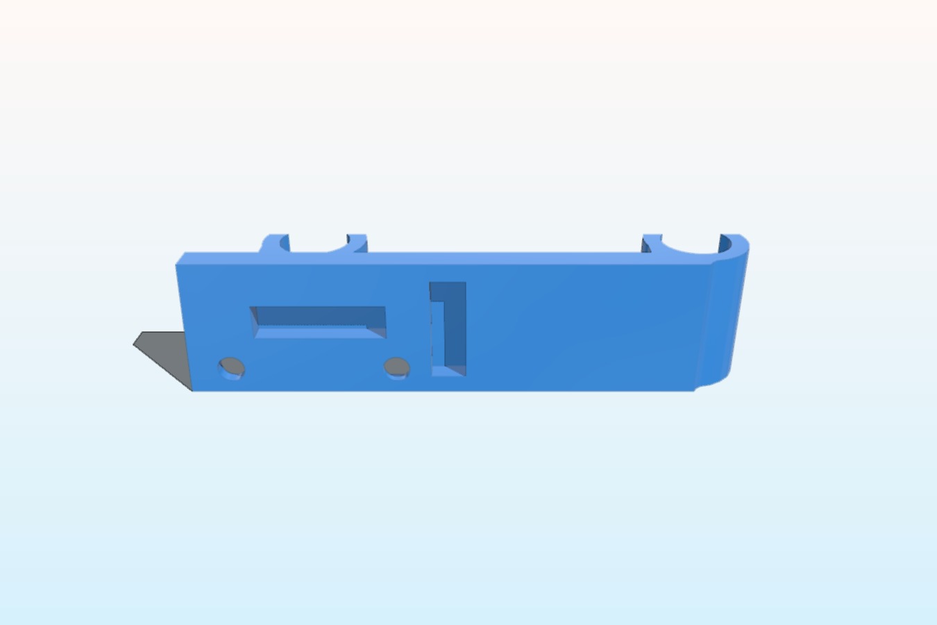 X-axis Right Side Endstop Holder for Prusa i3 (Remix)