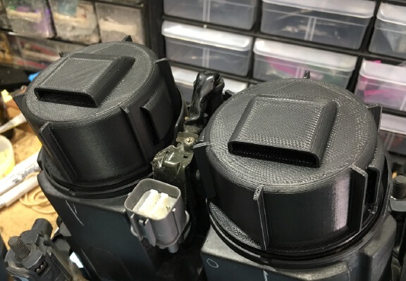 NSX LED Headlight Dust Caps | 3d print model