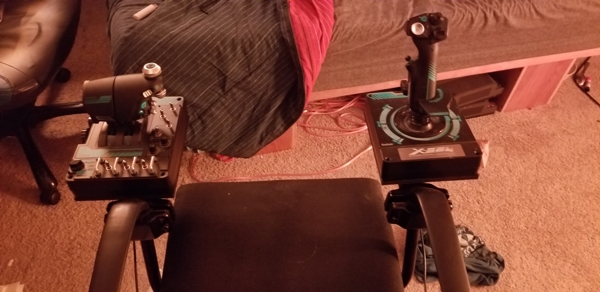 Saitek X55_X56 VESA mount plate