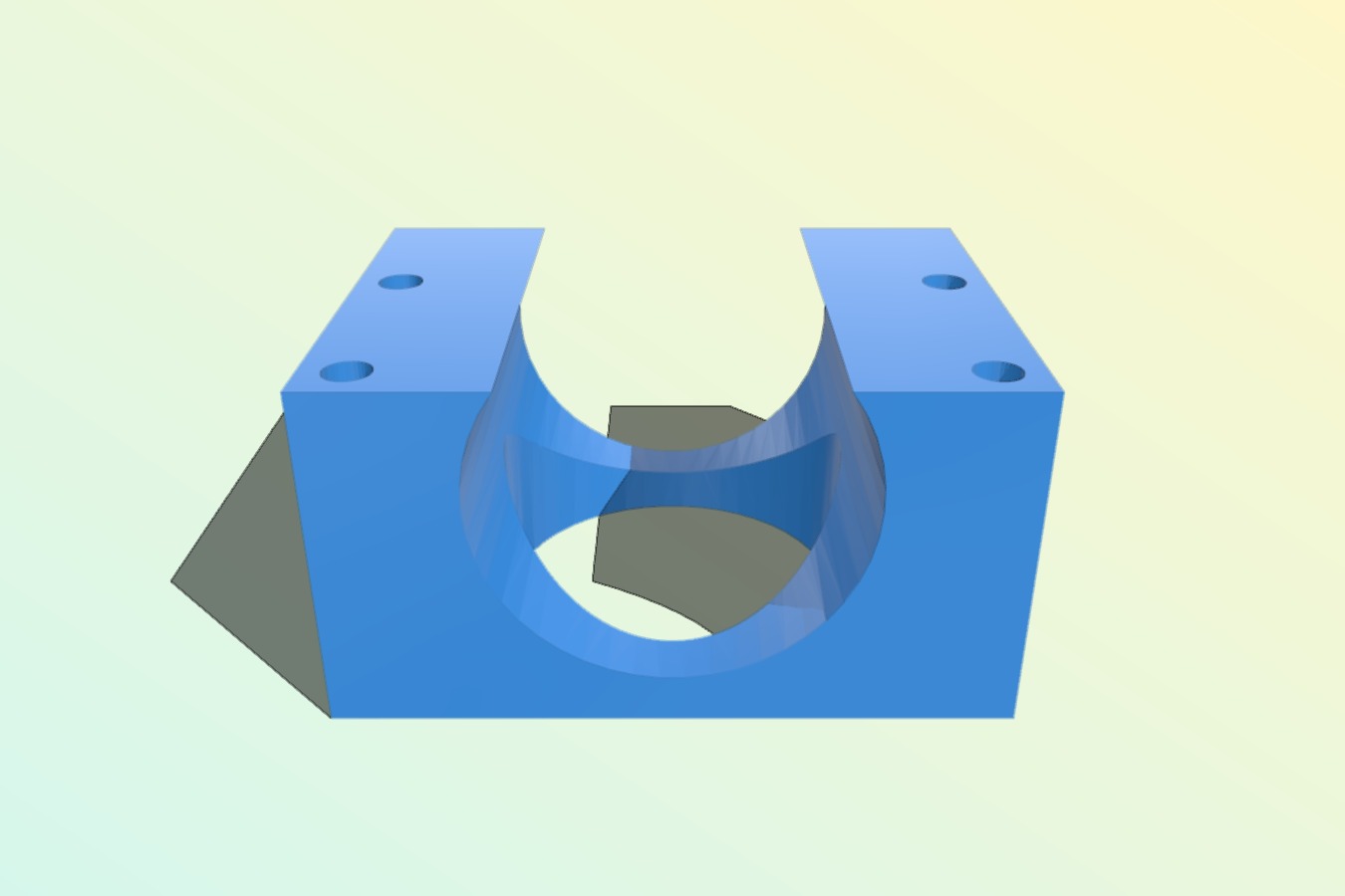 Cyrus V2 Spares; E3D hotend holder