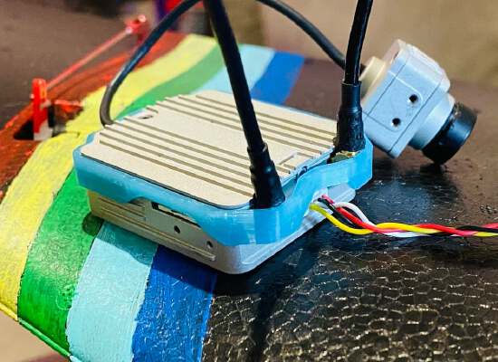DJI Air Unit Antenna Bracket | 3d print model