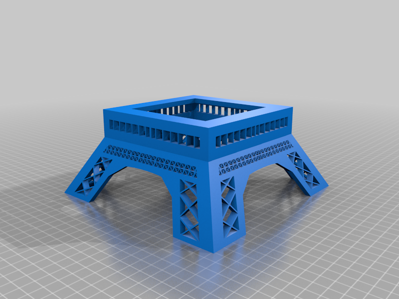 Eiffel Tower (3 Seperate Parts)