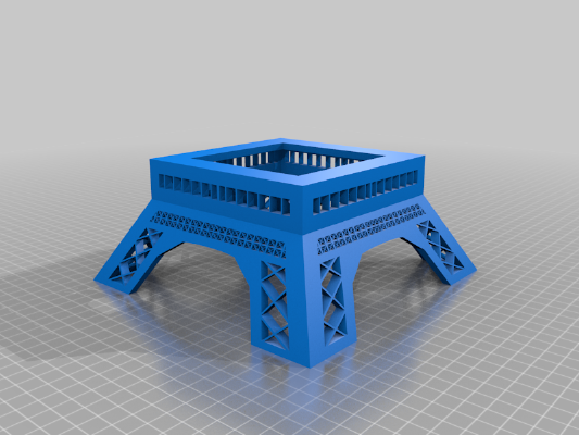 Eiffel Tower (3 Seperate Parts) | 3d print model