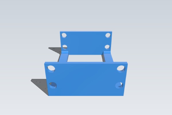 Dual 28byj-48 Stepper Motor Mounts | 3d print model