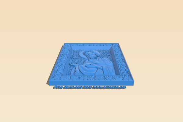 Icon of St. John the Baptist | 3d print model
