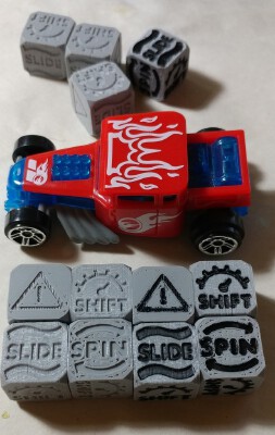 Gaslands Dice | 3d print model