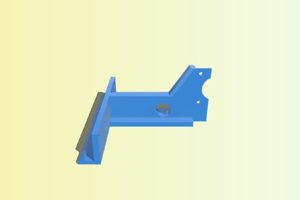 Refuerzo trasero modificado con agujero para pasar los cables | 3d print model
