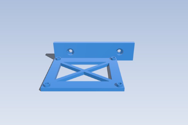 Raspberry Pi 2_3 2020 skeletonized mount | 3d print model