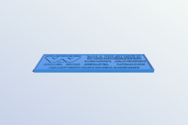 M41A Pulse Rifle Plaque | 3d print model