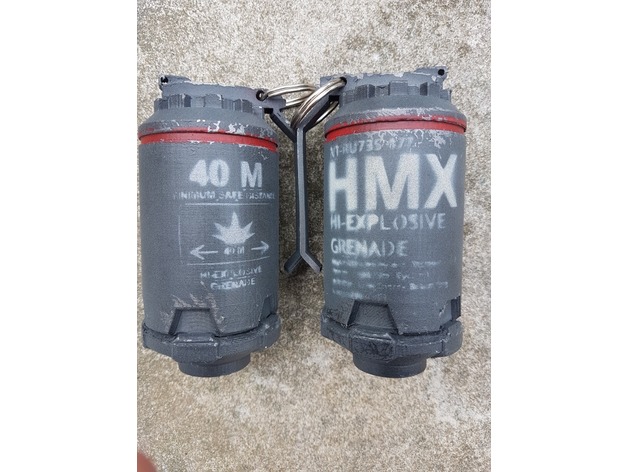 Stencils for Elysium High Ex Grenade Props