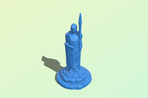 LOTR Statue Twist Lock Topper | 3d print model