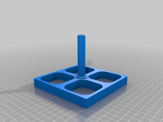 Spinning Dice Box Holder | 3d print model