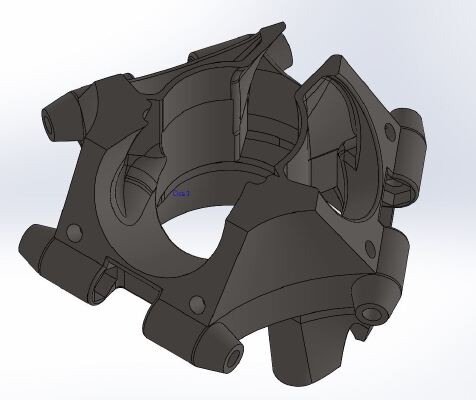 BiQu Magician Effector with better cooling hood | 3d print model
