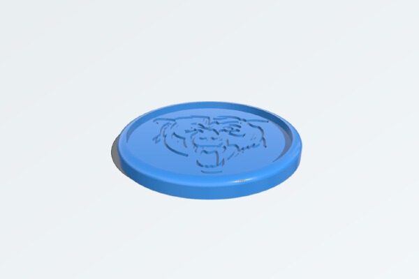 Chicago Bears Coaster | 3d print model