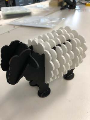 Sheep coasters | 3d print model