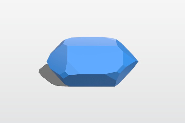 Quartz crystal clump | 3d print model