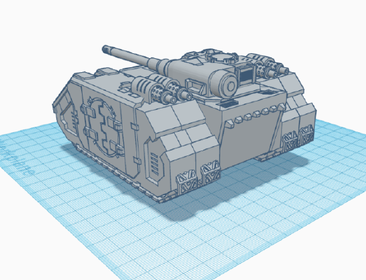 Paragon, Main Battle Tank | 3d print model