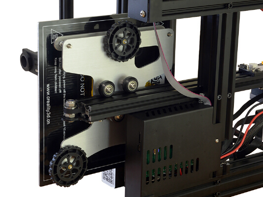 Y Carriage Plate for Creality Ender 3 with 3-point Leveling for Heated Bed | 3d print model