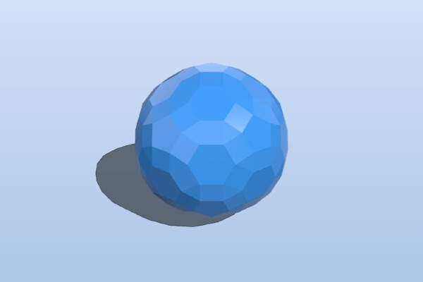 geometric ball(upgraded buckyball) | 3d print model