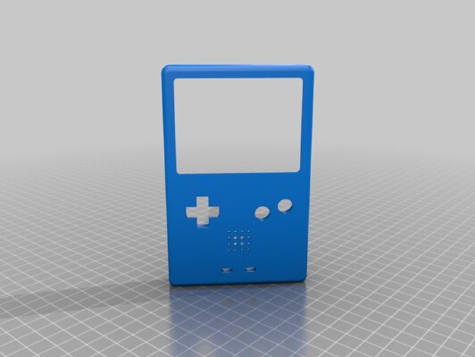 Gameboy Advance SP Enclosure REMIXED speaker grill | 3d print model