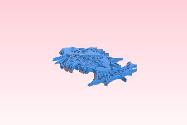 LionFish Art Design | 3d print model