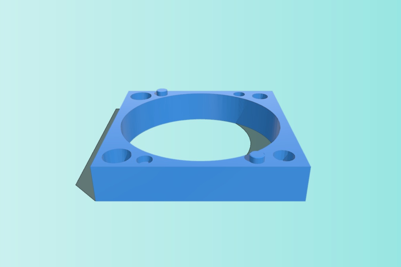 Anet Tabbed Magnetic Extruder Fan Access
