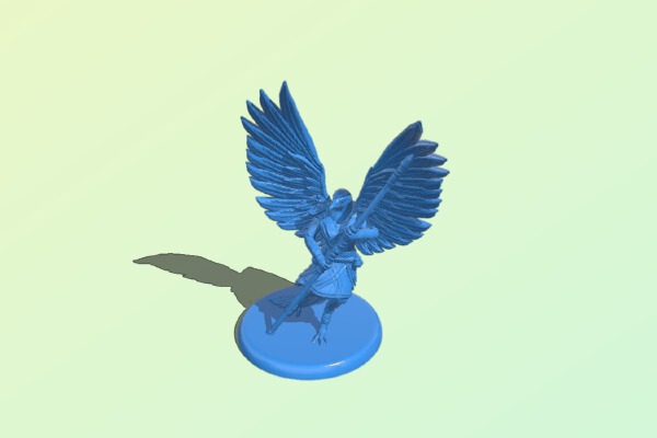 Eaglefolk Monk | 3d print model