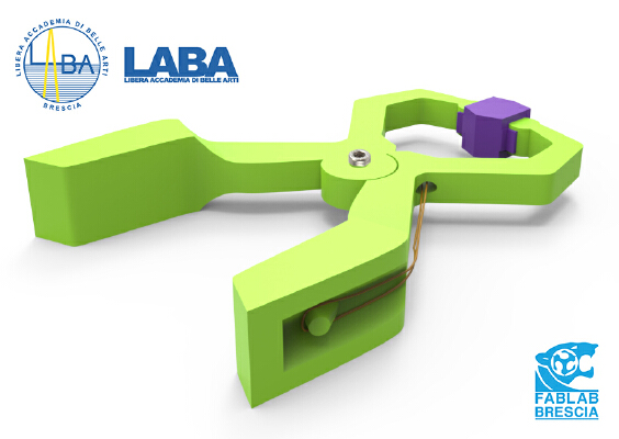 Small clamp - Morsetto a pinza | 3d print model