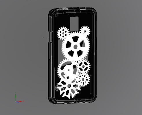 Samsung Galaxy S5 Gear Case with Geneva Mechanism | 3d print model