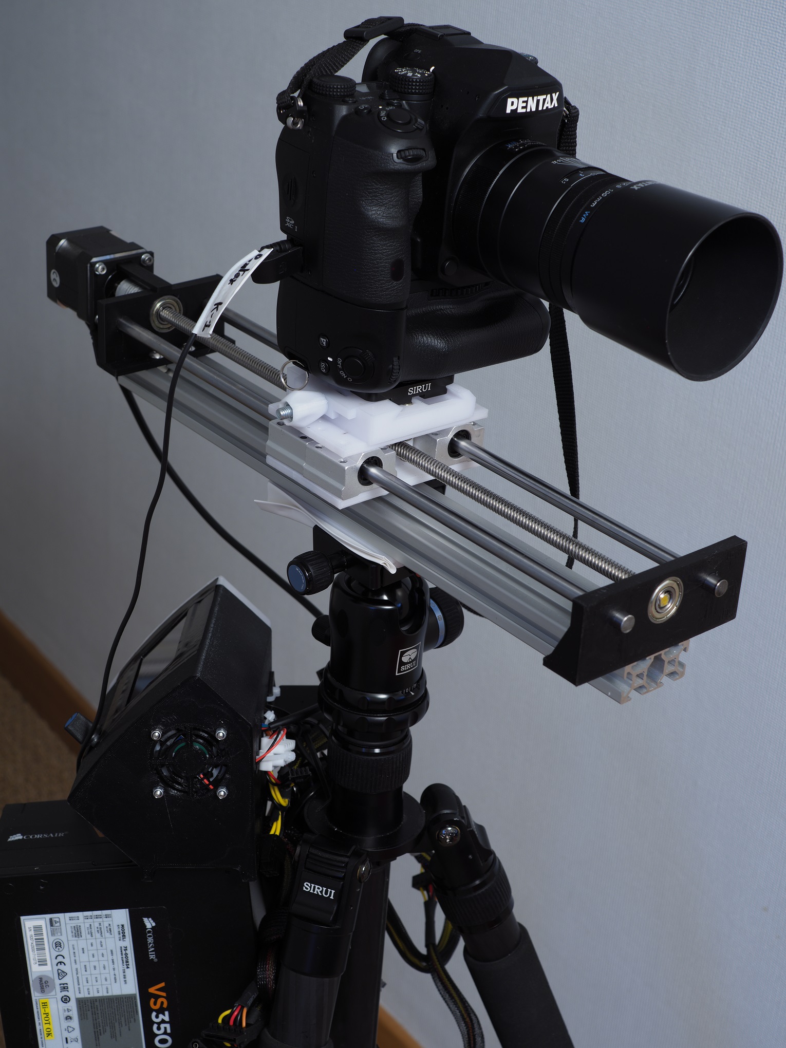 Focus stacking rail arca swiss