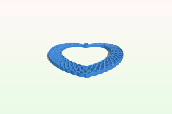 Heart Pendant | 3d print model