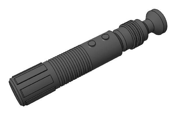 Lightsaber Handle | 3d print model