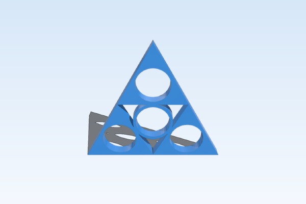 Triforce Fidget spinner | 3d print model