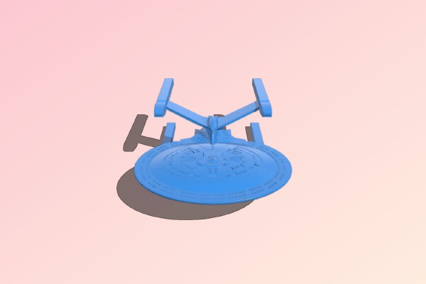 Star Trek TNG Cheyenne Class Redux | 3d print model