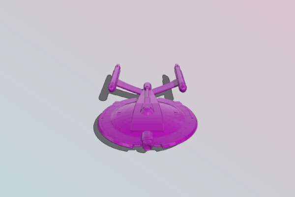 NX Carolina Star Trek | 3d print model