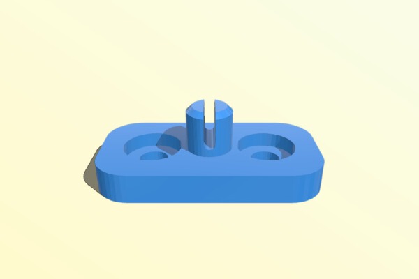 608 Bearing Mount 20 20 Extrusion | 3d print model