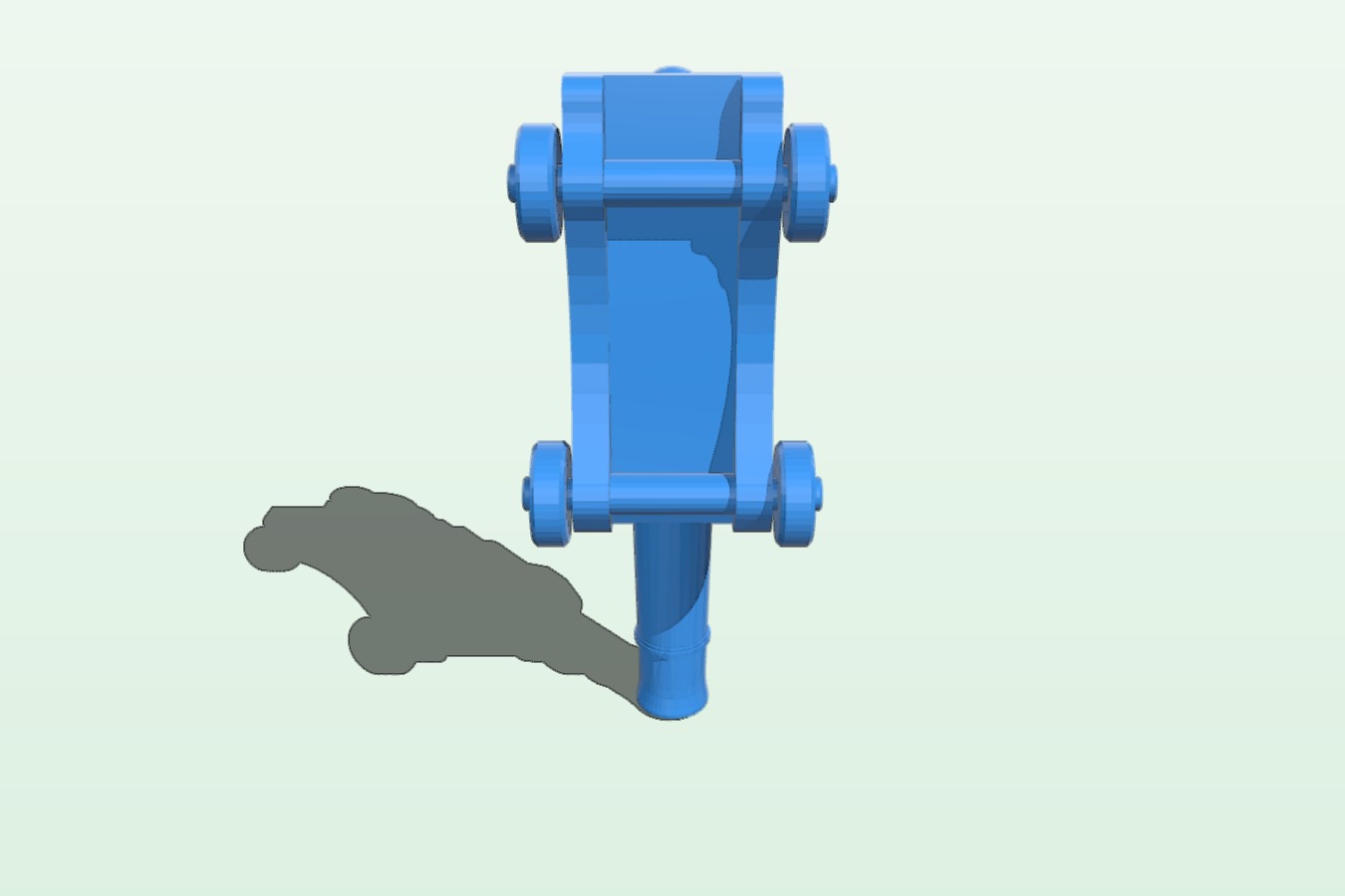 Naval Cannon replica - Wood_Brass used