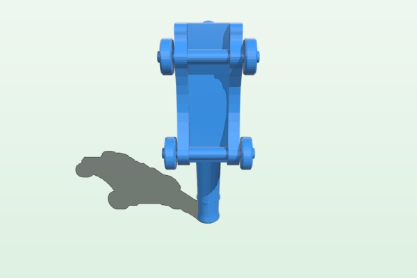 Naval Cannon replica - Wood_Brass used | 3d print model
