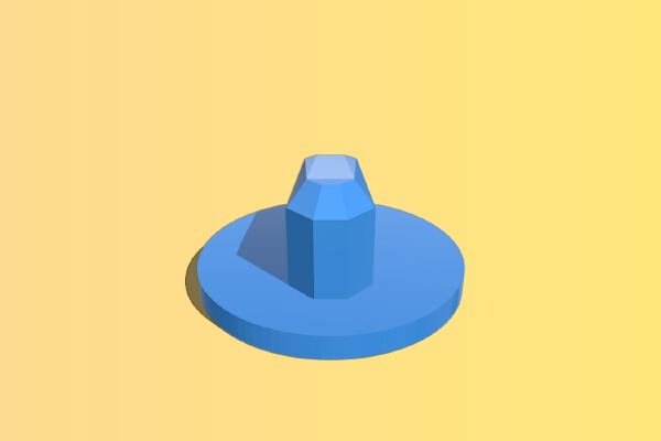 The handle of the machine in a bakery | 3d print model