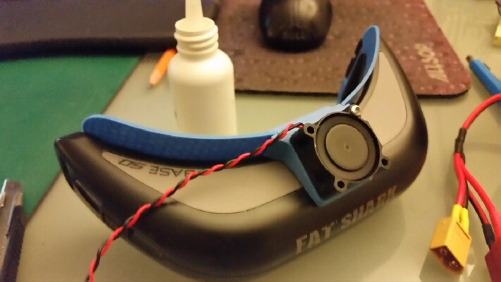 FPV Goggles Anti-Fog Fan System | 3d print model