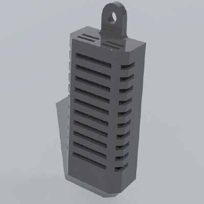 Case for DHT22 sensor (with circuit board) | 3d print model