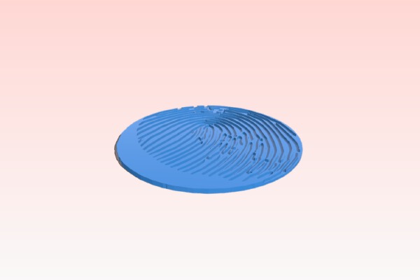 Mars One Logo | 3d print model