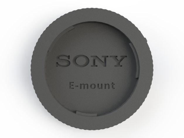 Rear lens cap for Sony E-mount