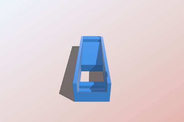 Wii vertical stand | 3d print model