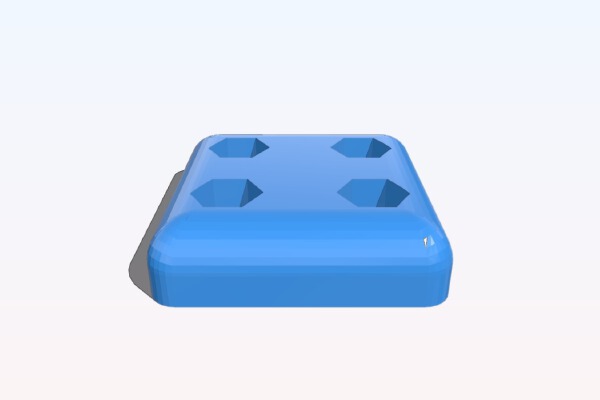 BlackOut mini Quad Landing Pads | 3d print model