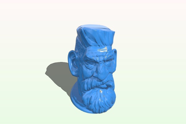 Zombie hunter head | 3d print model