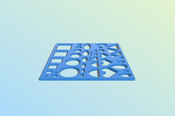Quilling template board | 3d print model