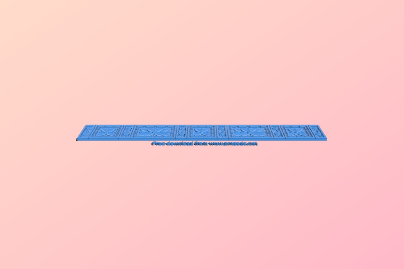 Long pattern decor