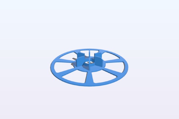 Zen ToolWorks Filament Wheel Extension, Part B | 3d print model