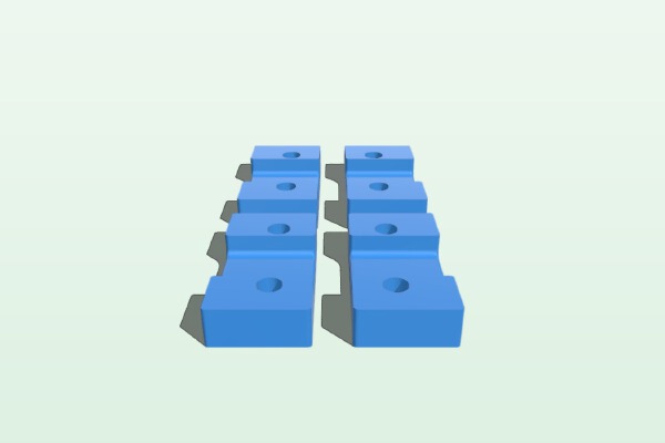 Emax Nighthawk Arm Spacer | 3d print model